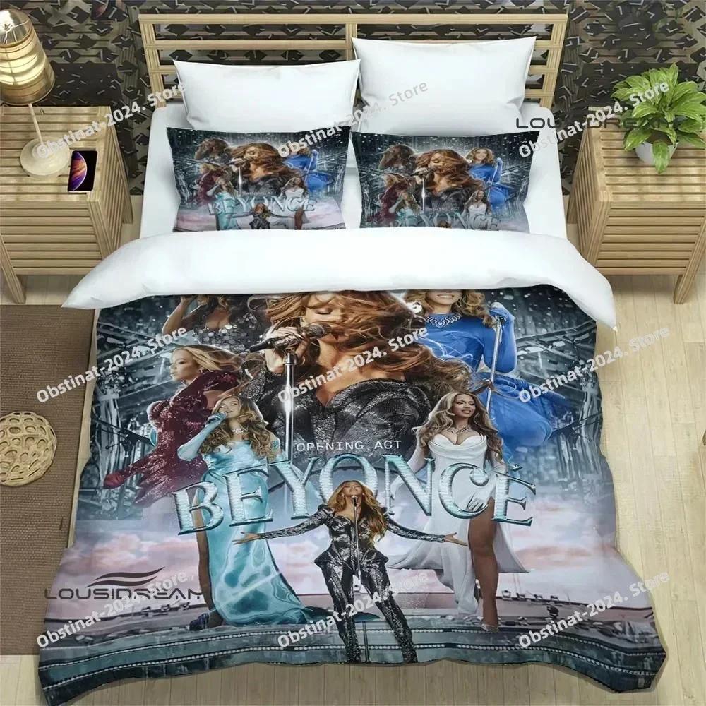 3D Beyonce Giselle Knowles Bedding Set Printed single Comforter Quilt Bed Cover Duvet Cover Pillow Case 3 Pieces Kids Adult Size