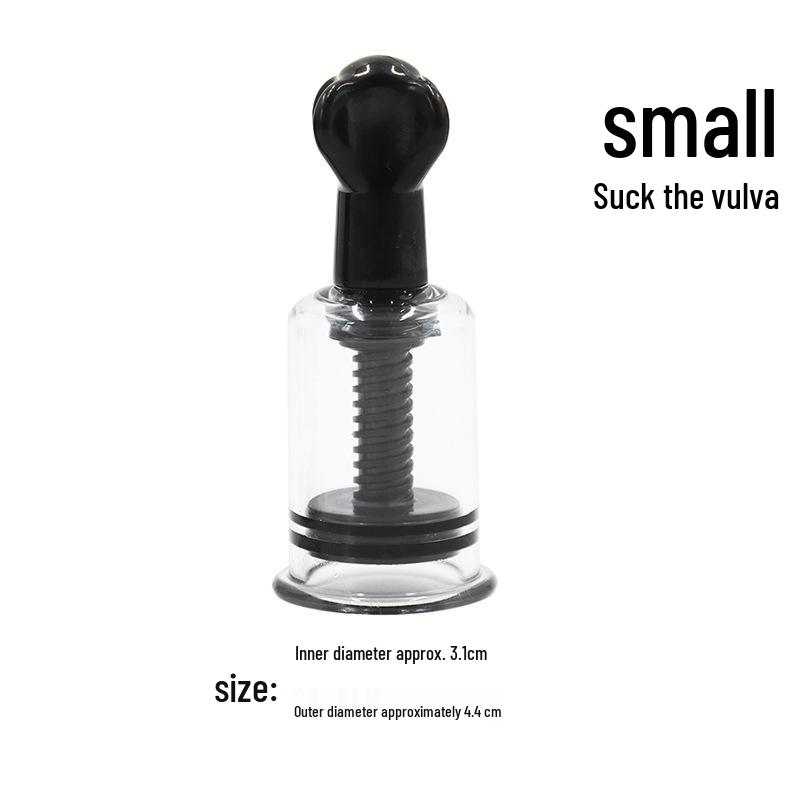 Women's Nipple Suction Cup Massager & Clamp - Vacuum Suction Training & BDSM Flirting Toy