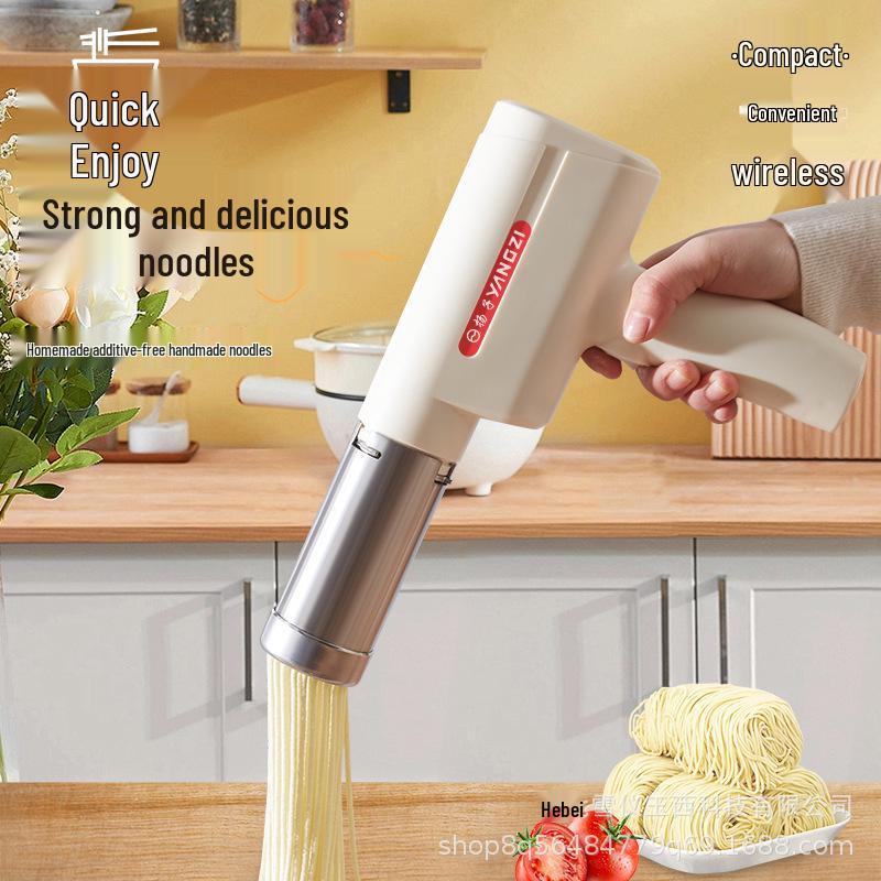 Wireless Handheld Electric Noodle Maker - Portable and Rechargeable for Household Use