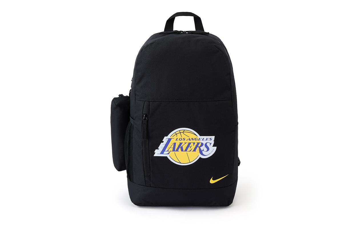 Nike NBA Collaboration Polyester Backpack Regular Unisex Black 3Z2ULNAXB-LAK