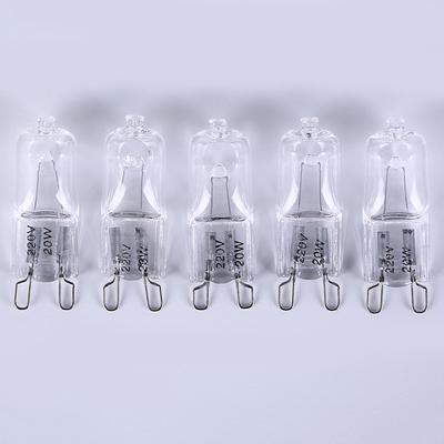 Pratik İyi Kalite G9 Halojen Lamba Boncukları 220V Masa Lambası Duvar Lambası Kristal Pin Ampul