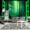 Wallpaper Window View Green Forest