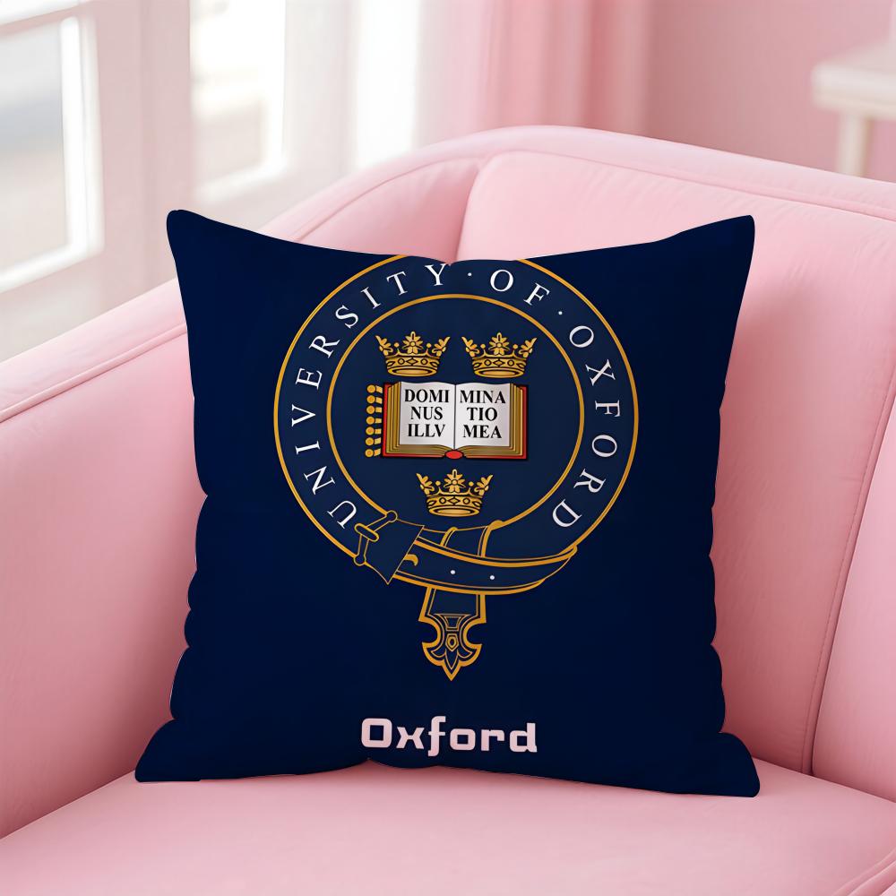 Academic Global Theme Art BBacktoschool Season Cushion Cover Pillowcase Short Plush Invisible Zipper Room Sofa Cushion Cover