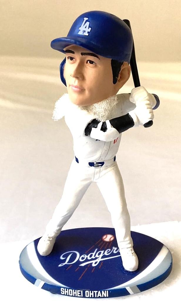 Shohei Ohtani Los Angeles Dodgers 5-inch Bobblehead Doll, Batter, White, 2024 Superstar Series Commemorative Edition (Limited To 2024)