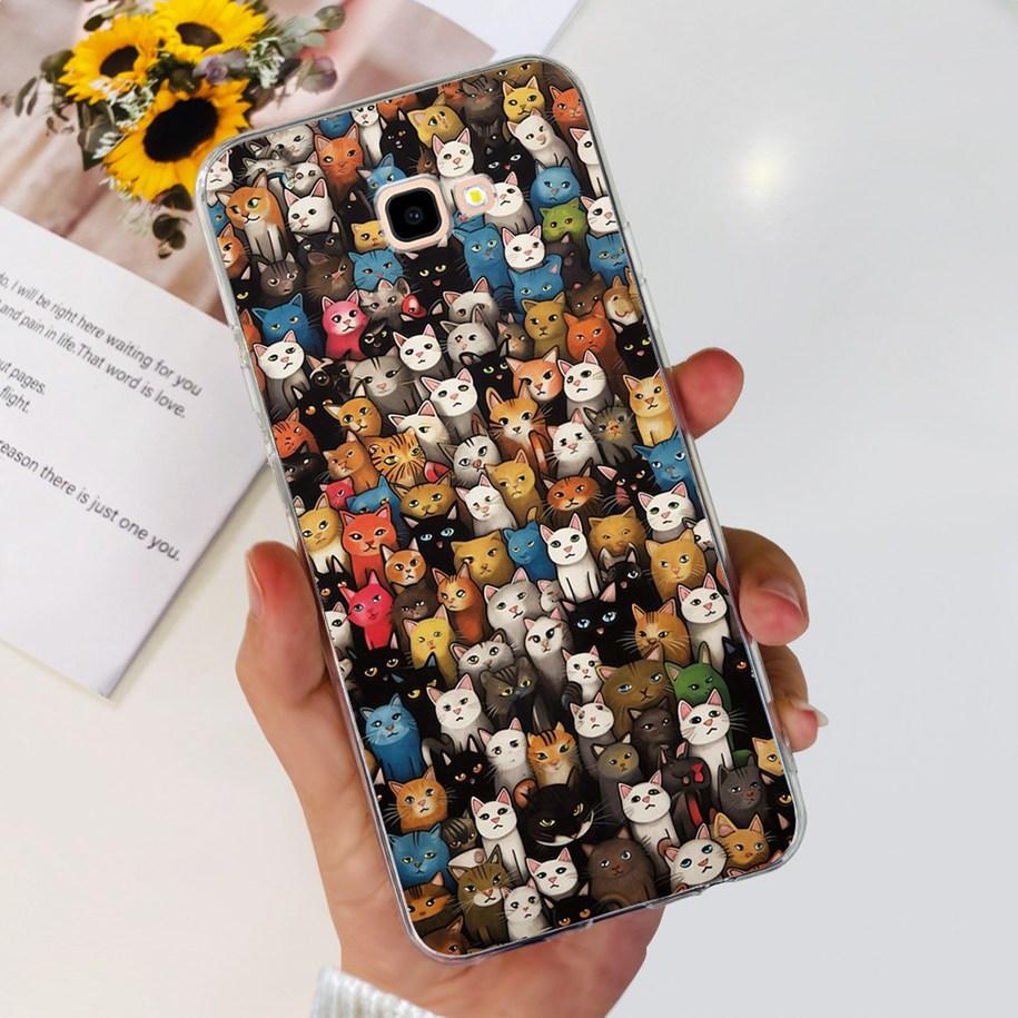 For Samsung Galaxy J4 Plus 2018 Phone Case Fashion Flower Soft Silicone Cover For Samsung J4 J 4 Plus 2018 J4+ J415F J4Plus Capa