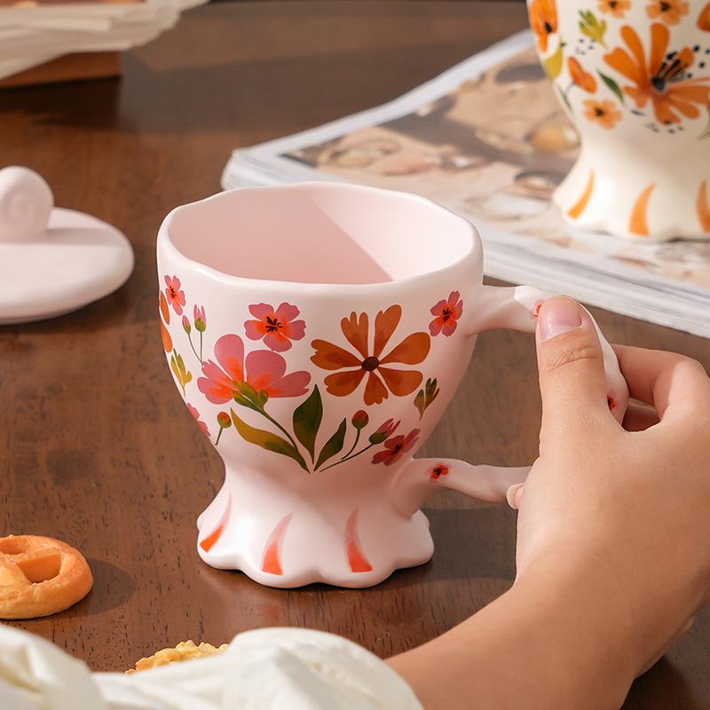 

High-End Spiral Mug For Girlfriends And Girls, High-Value Ceramic Mug, Practical Souvenir 320