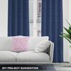 Royal Velvet Fabric Polyester For Sewing - Anchor Motif On Navy Blue