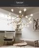 Firefly Branch Nordic Chandelier: Modern Minimalist Lighting for Living Rooms, Restaurants, and Bedrooms