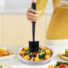 Meat Choppers for Making Ground Beef Fruit Salad Jam Hamburger Meat Masher Heat Resistant 5 Curved Blades Kitchen Tools Gadgets
