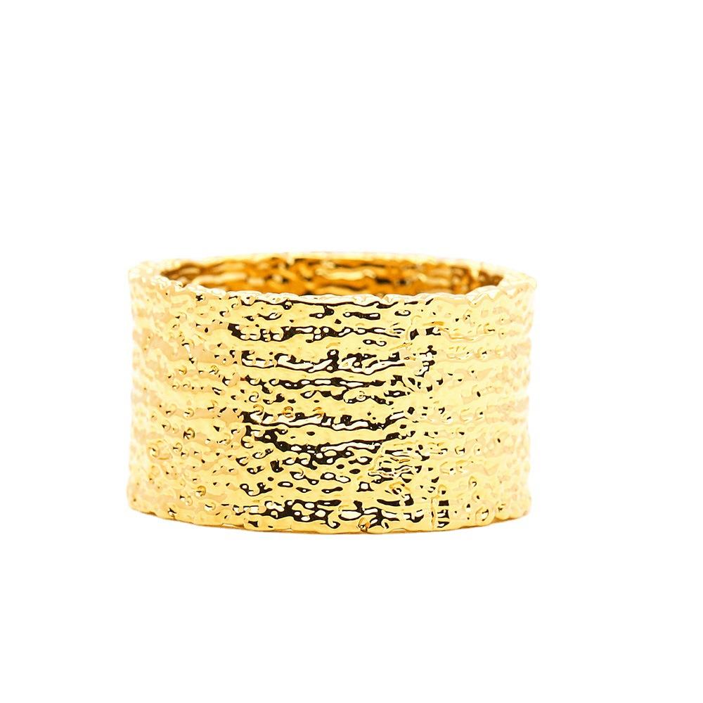 Index Finger Ring Female Fashion Internet Celebrity Exaggerated European and American Jewelry Natural Texture Type