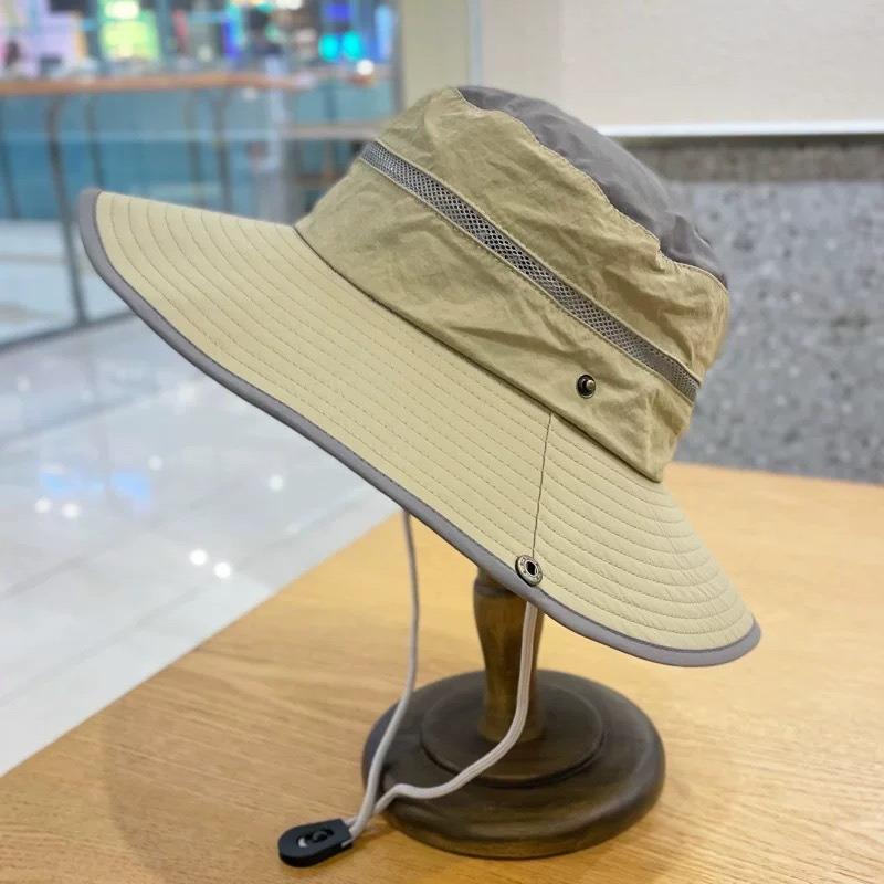Fisherman'S Hat Fashionable And Versatile Sunscreen Mountaineering Hat Adjustable Breathable Waterproof Outdoor Camping Hat