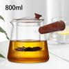 Glass Teapot with Infuser Blooming and Loose Leaf Tea Maker Elegant with Lid Clear Tea Kettle Stovetop Safe for Home Camping