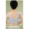 Plus Size Wire Free Front Closure Vest Style Bra For Middle Aged Women