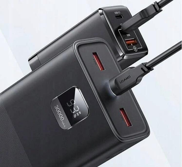 Powerbank Usams Pb68 30000Mah 65W Pd Qc3.0 Display 1 Pc