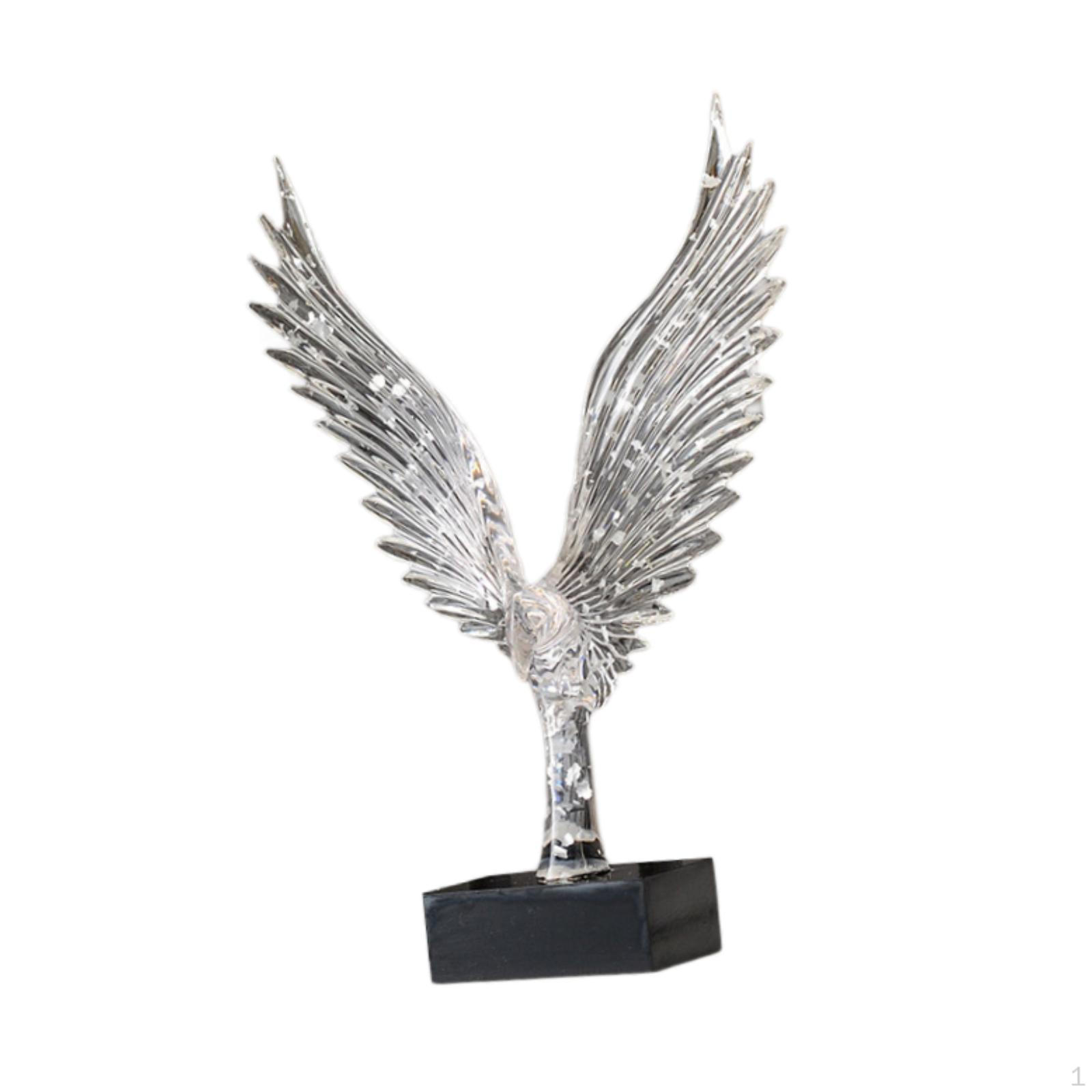 

Dapeng Statue Resin Figurine Collectible Gift Crafts Animal Sculpture Ornament for Bookshelf Desktop Clear