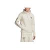 Adidas Originals Trefoil Solid Logo Print Hoodie Long Sleeve Sweatshirt Men Tops White HL9236