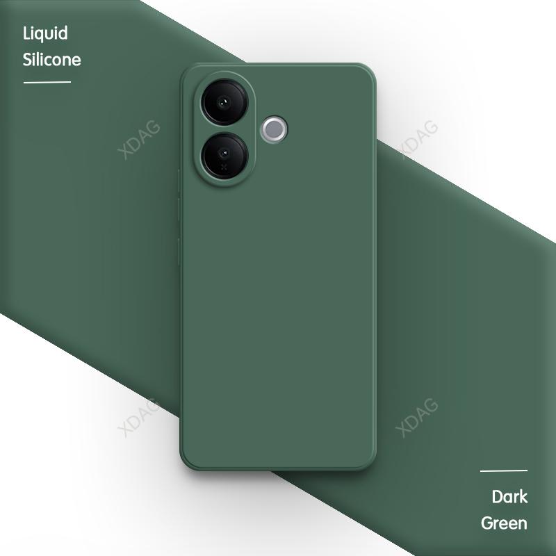 Basic Phone Case for VIVO V60 Lite 4G 5G V60Lite Liquid Silicone Soft Camera Protection Fashion High Qualtiy Original Back Cover