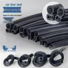 U-Shaped Rubber Steel-Backed Sealing Strip for Car Doors and Cabinets