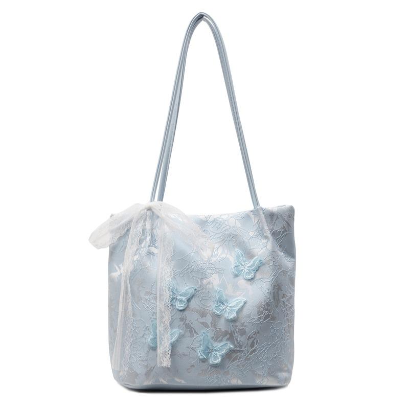 

Новая Мода Портативная Сумка Под Мышку Женская Сумка-Ведро Через Плечо Универсальная для Поездок синий