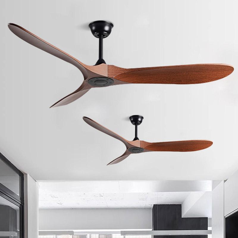 Strong Wind Nordic Ceiling  Living Room Dining Room Industrial American Style Retro Commercial Variable Frequency Lightless Fan