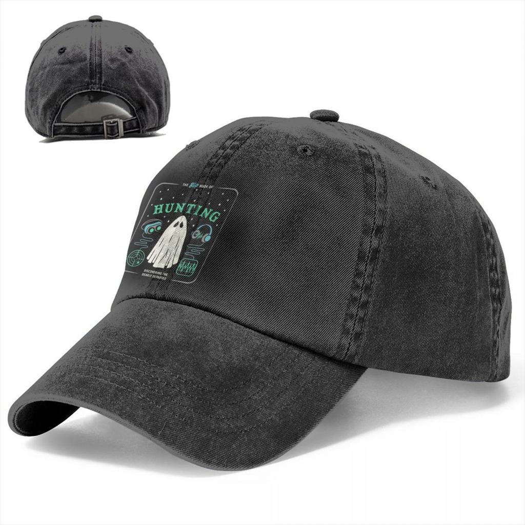 The Big Book Of Ghost Hunting Halloween Baseball Cap Unisex Hats Women Visor Protection Snapback Baphomet Satan Lucifer Caps
