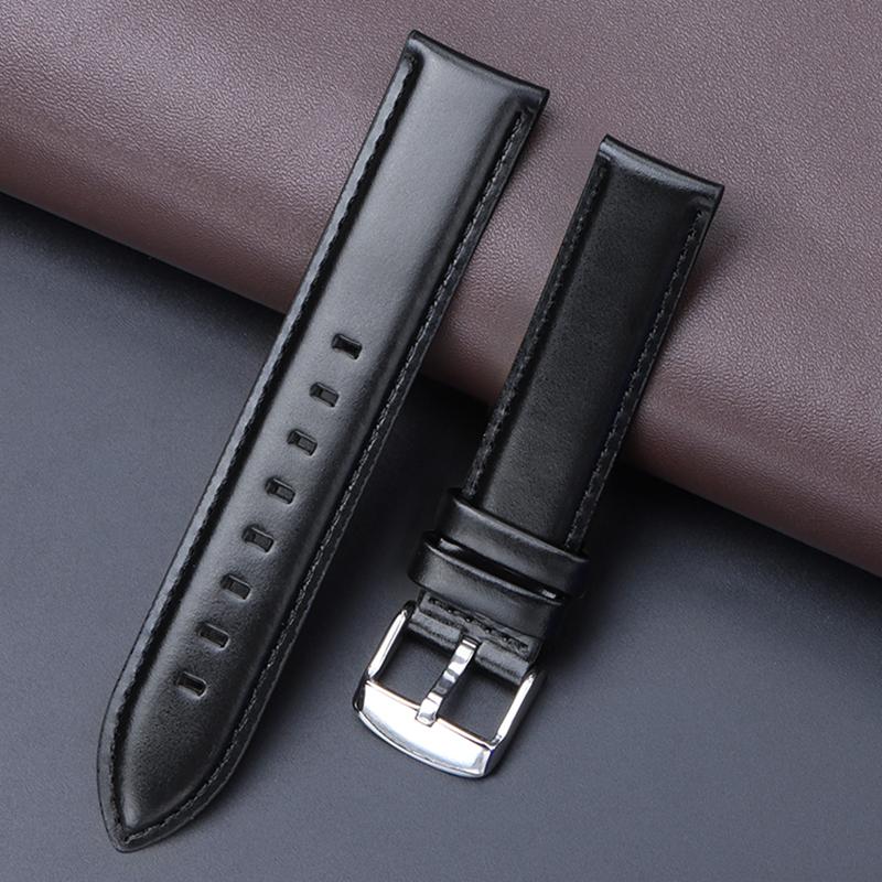 Universal Leather Strap for DW Watch Band 12mm 13mm 14mm 17mm 18mm 19mm 20mm 22mm Genuine Leather Watchband for Women Men
