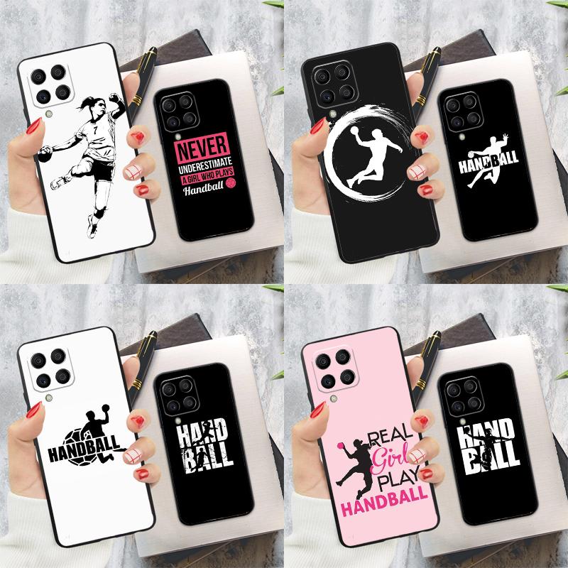 Handball Sport Hülle Für Samsung Galaxy M15 M55 M13 M23 M33 M53 M31 M51 M14 M34 M54 M20 M30s M12 M32 M52
