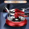 Solar Auto Duft Hubschrauber Auto Lufterfrischer Ornamente Dekor Innendekoration Solar Rotierender Aroma Diffusor für Zuhause