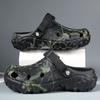Summertime Beach Slide Shoes Men Summertime Clogs Outside Slide Sandal Shoes Man Garden Shoes Male Summertime Water Shoes Leisure Flats