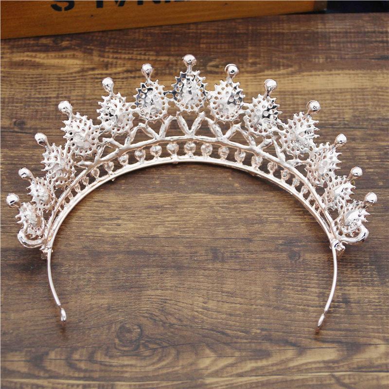 Gorgeous Rhinestone Crown Headbands Princess Tiaras and Crowns Bridal Hairband Girls Party Diadem Wedding Hair Jewelry