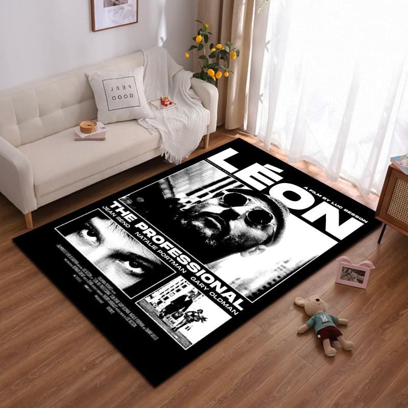 Leon The Professional Movie Poster Rug Non-slip rug suitable for living room and bedroom sofas