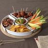 Round Snack Tray Set