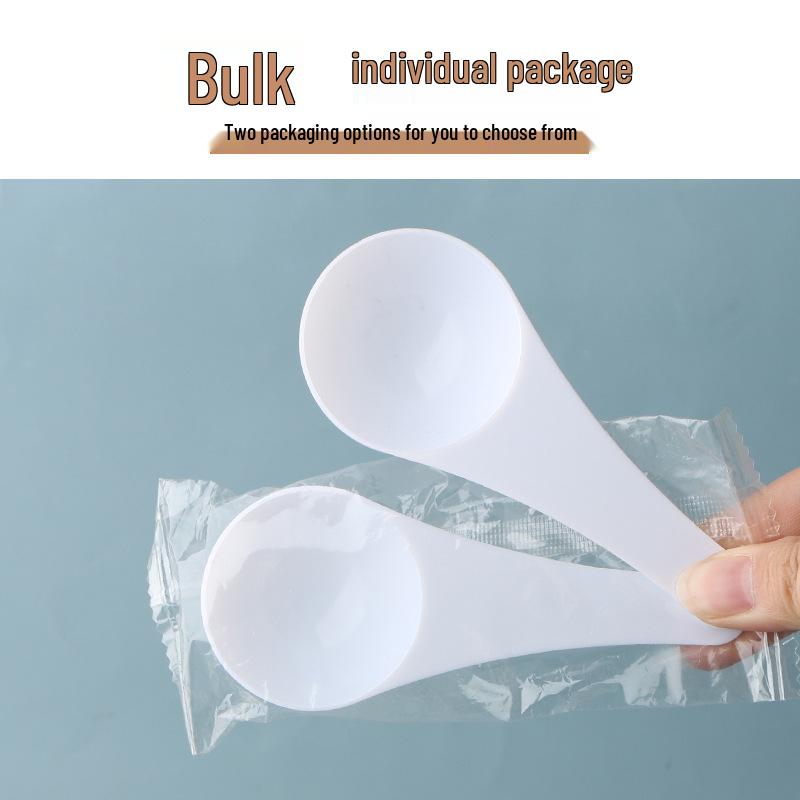 Individually Packaged Disposable Plastic Measuring Spoons: 1g, 3g, 5g, 10g, 15g for Liquid & Powder