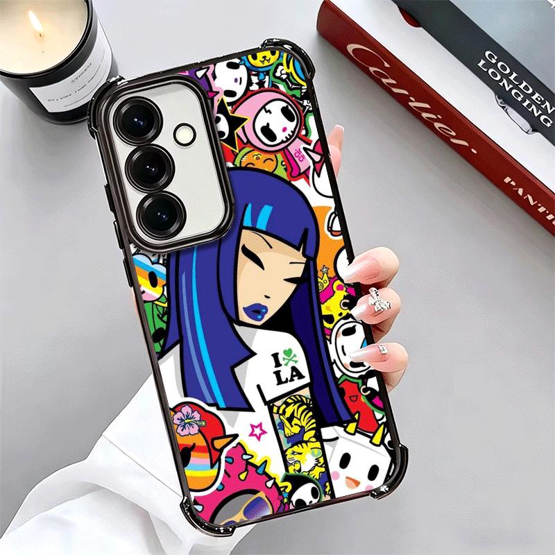 Japan T-Tokidokis Art Soft Phone Case For Samsung A17 A27 A07 A37 A57 A16 A56 A15 A55 A14 A54 A13 A53 A26 A36 A25 A35 A24 A34 A2