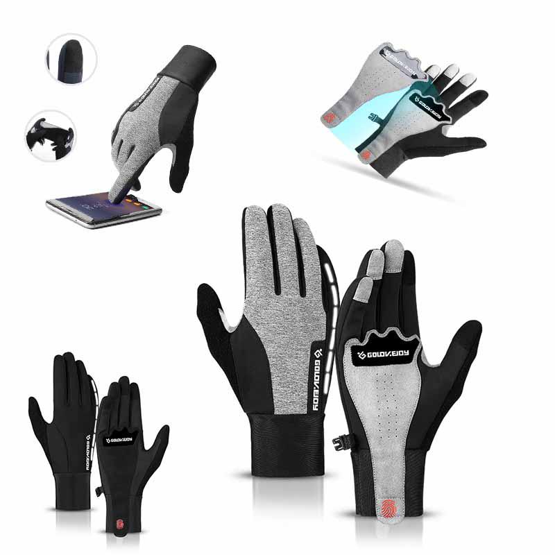 Warm Winter Men Windproof Waterproof Antislip Thermal Touch Screen Gloves