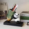 Creative Panda Pencil Holder - Cute Desk Ornament & Gift for Kids and Friends, Ideal for Birthday Decorations