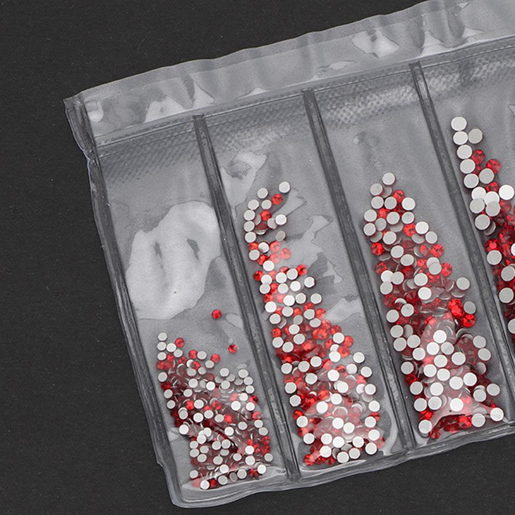   Colorful   Glass Nail Art Rhinestons Decoration Costumes Material Package(Silver)