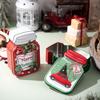 2025 Metal Christmas Gift Box With Lid Christmas Gift And Candy Jar Container For Candy Cookie Treat Packaging Stocking