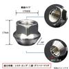 Shinsei Wheel Nut Penetrating M12 P1.5 0.7 Inches (17 Mm) 20 Pieces Toyota Other Models M-20K