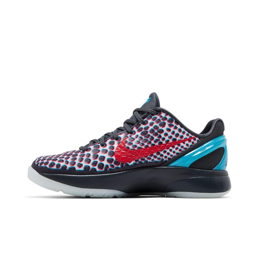 Nike Zoom Kobe 6 Protro Grade School '3D All-Star' (Uniseks) Donkergrijs / Chloorblauw-Gewaagd Rood Kinder Basketbalschoenen HM4824 002
