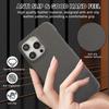 Patchwork Faux Leather Anti-Slip Phone Case for Apple 17 Pro Max/16/15/14 Pro/13/12, Trendy Half-Covered Hard Design