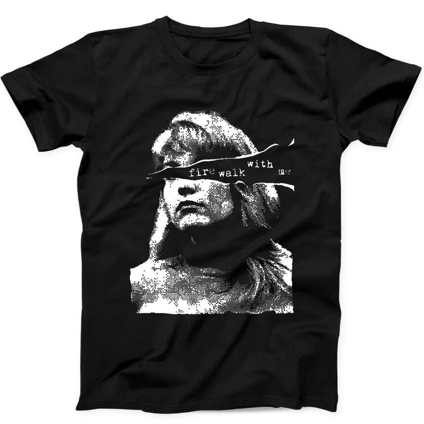 Twin Peaks Laura Palmer Fire Walk With Me Limited Edition Gift Black T Shirt 76