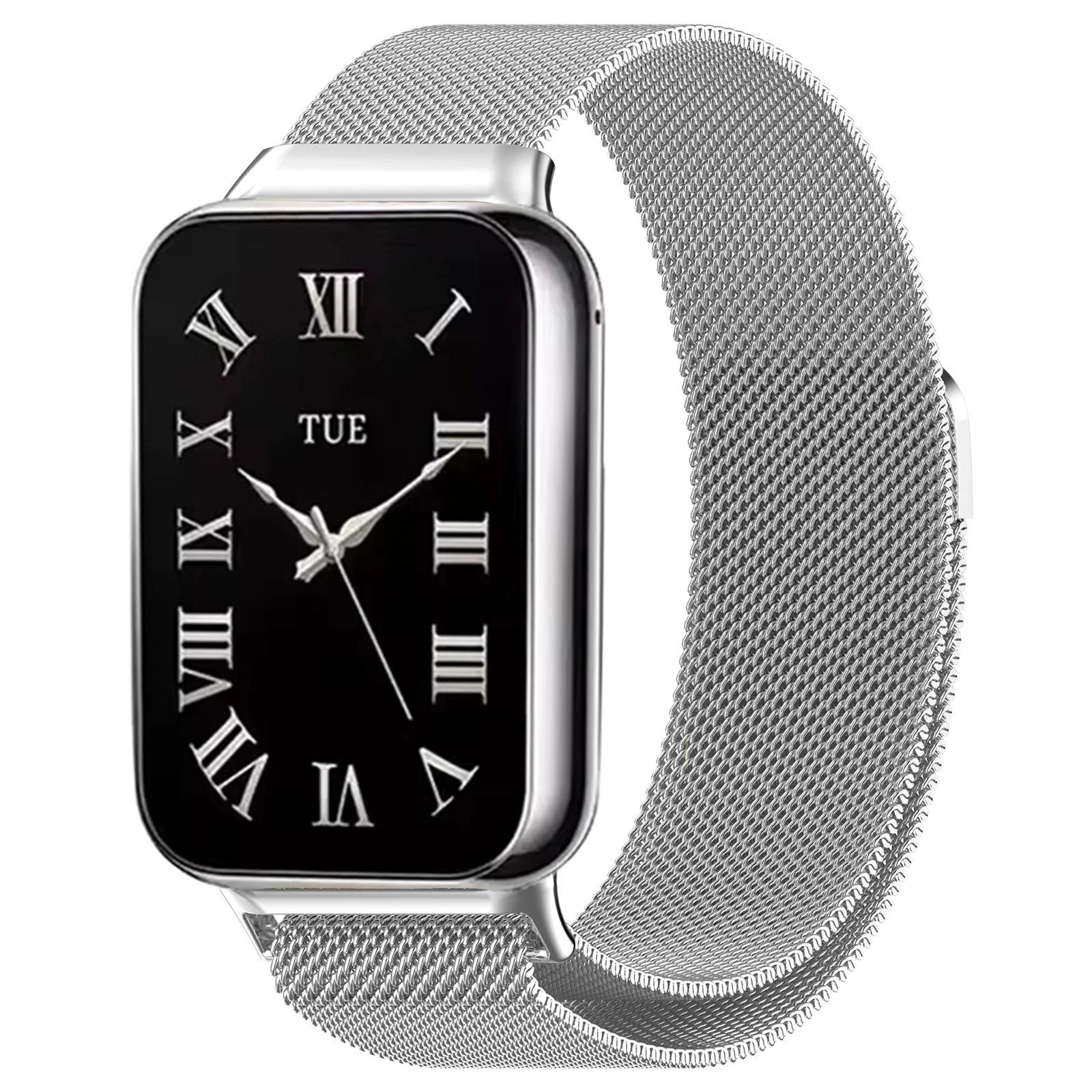 

Metal Milanese Strap for Xiaomi Mi Band 9 Pro/Mi Band 8 Pro Bracelet Loop Band Belt Correa for Redmi Watch 4 Strap Accessories For Redmi Watch 4 срібний
