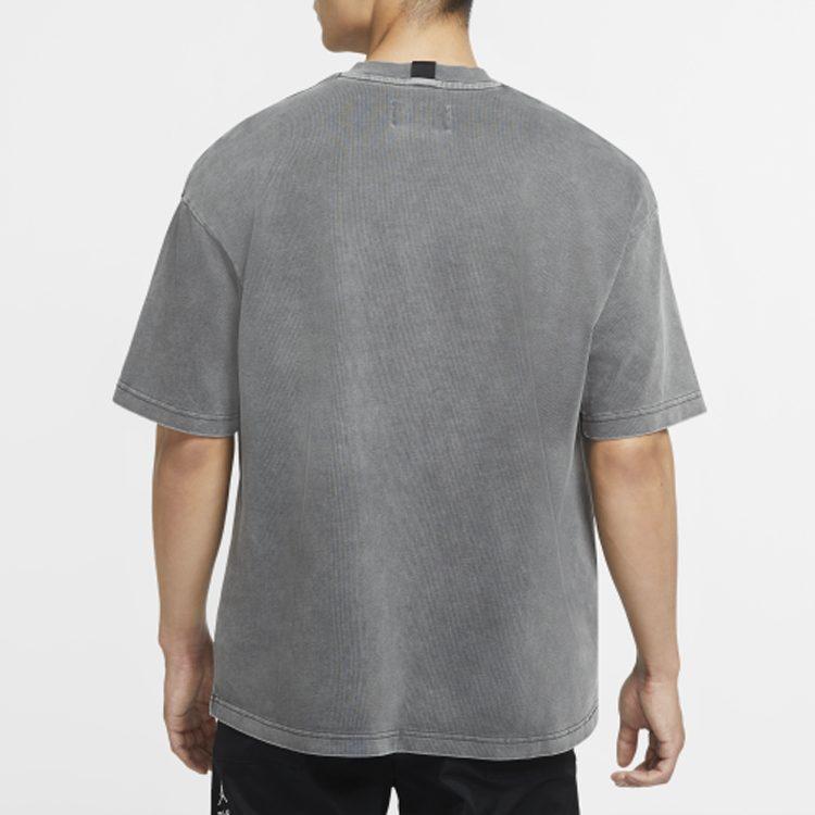 Jordan 23ENG T Shirts Men's Black Crew Neck Moderate Straight Fit CK9187-010