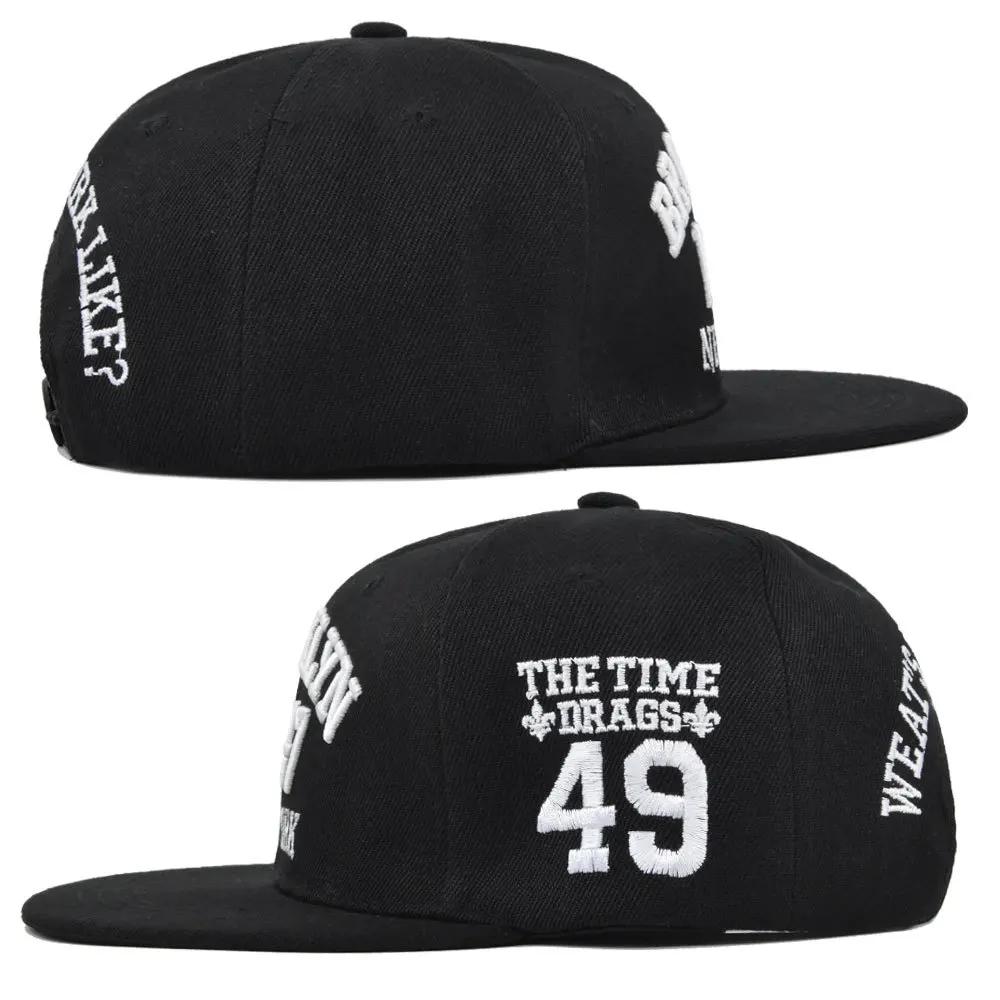 1947 Brooklyn Κεντητό Snapback Καπέλο Υψηλής Ποιότητας Καπέλο Μπέιζμπολ Ανδρικό Ευέλικτο Σχέδιο Casual Ρυθμιζόμενο Hip Hop Αθλητικό Καπέλο