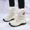 Women's Fleece-Lined Cold-Proof Winter Snow Boots - Non-Slip, Warm, High-Top Outdoor Travel Shoes