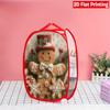 1Pcs Christmas Cardinal Pop-Up Laundry Hamper Expandable Mesh Hamper Basket for Room Bedroom Bathroom Organization Contemporary Storage