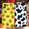 For Vivo Y53S 5G Case Vivo Y72 5G V2041 Phone Cover Silicone Cactus Soft Funda For Vivo Y52 Y 53s Y72 5G Sunflower TPU Bumper