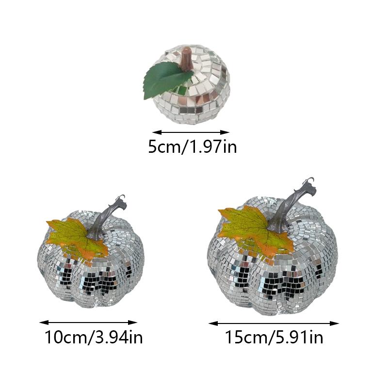 1PC Mirror Disco Pumpkin Home Decorations Gift For Friend Bar Party Accessories Halloween Aesthetic