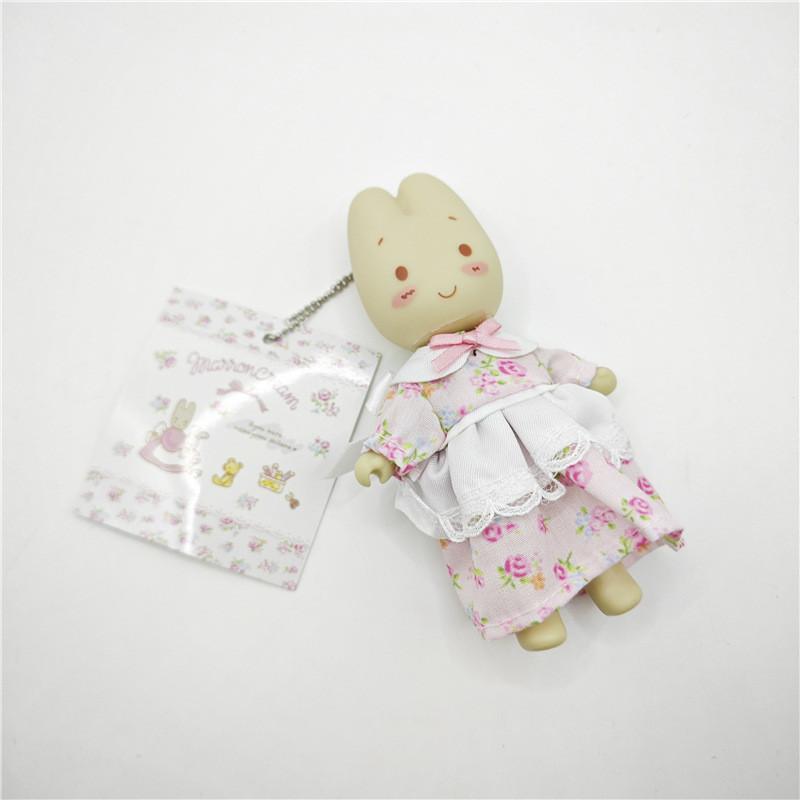 

Marroncream Floral Skirt Model Pendant Backpack Accessory Cute Decoration Doll